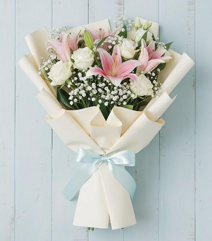 Букет цветов из: Лилии в Жилино-2