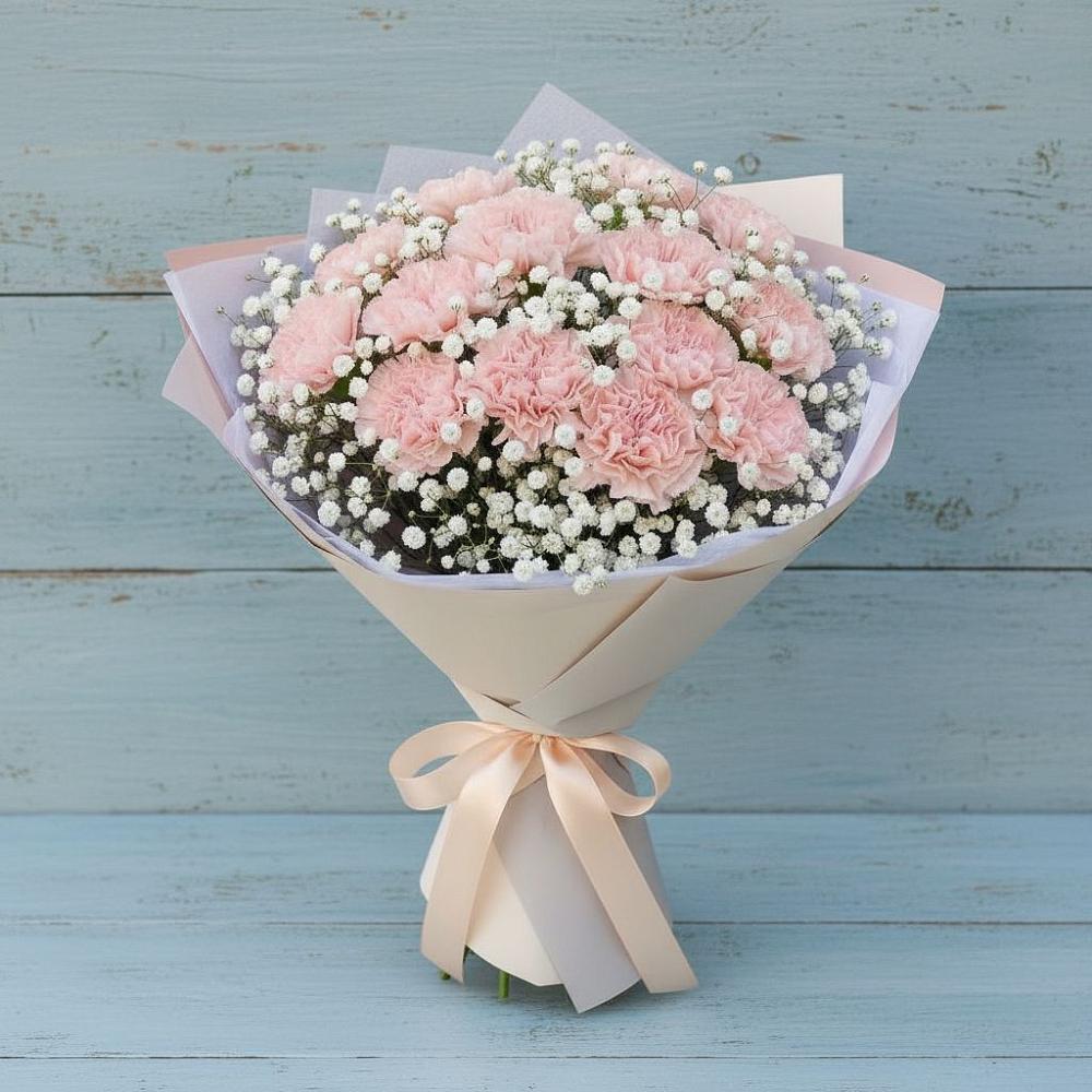 Букет цветов из: Гвоздики в Жилино-2