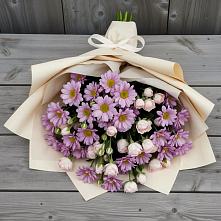 Букет цветов из:  Розы и Хризантемы в Жилино-2