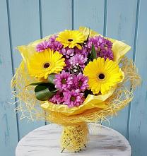 Букет цветов из:  Хризантемы и Герберы в Жилино-2