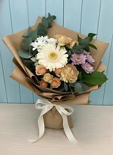Букет цветов из:  Герберы и Хризантемы в Жилино-2