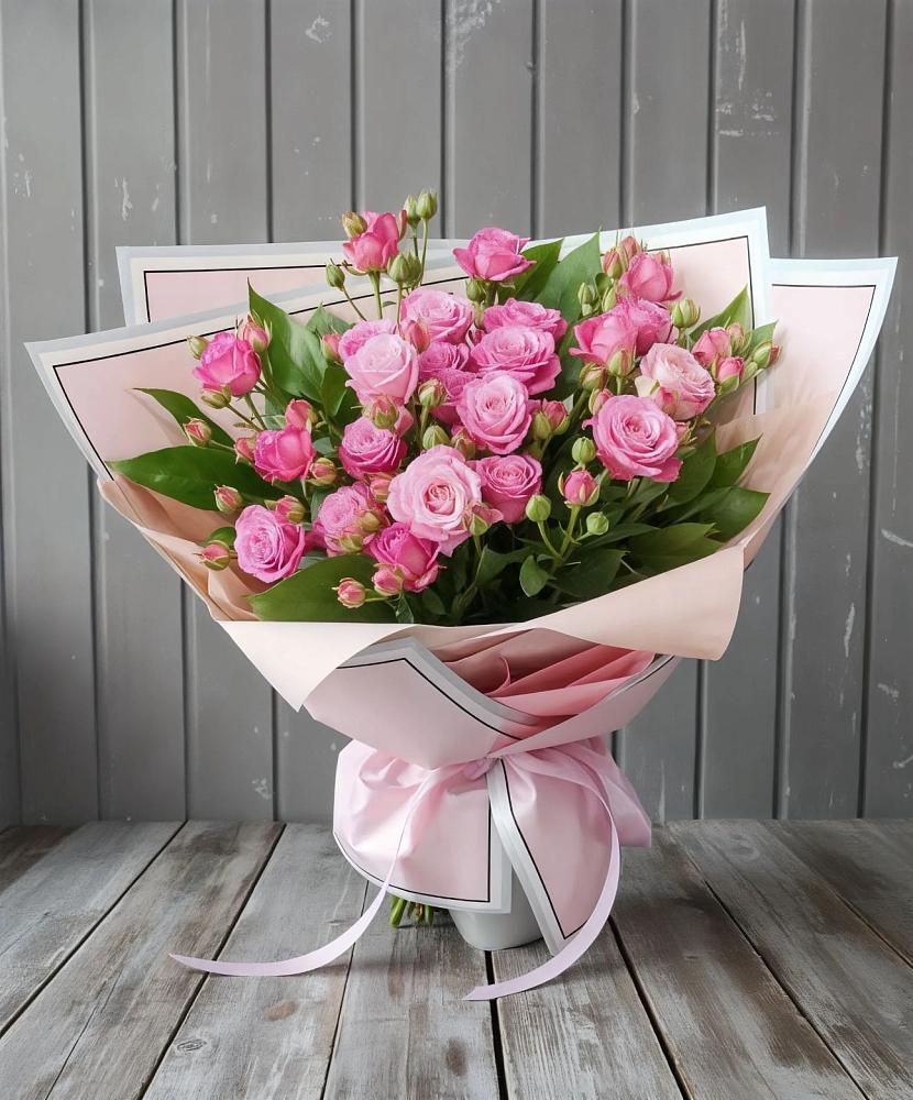 Букет Розовый кустик в Жилино-2