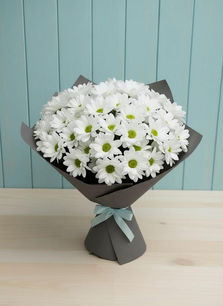 Букет цветов из: Хризантемы в Жилино-2