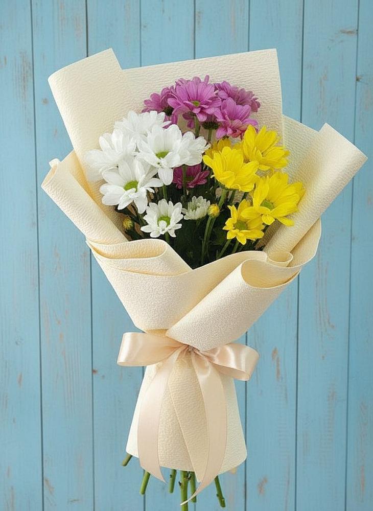 Букет цветов из: Хризантемы в Жилино-2