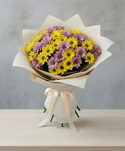 Букет цветов из:  Хризантемы в Жилино-2