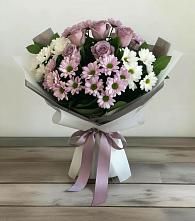 Букет цветов из:  Хризантемы и Розы в Жилино-2