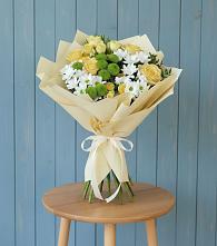 Букет цветов из:  Хризантемы и Розы в Жилино-2