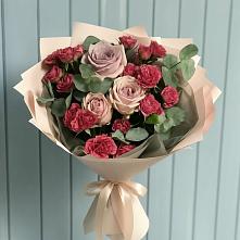 Букет цветов из:  Гвоздики и Розы в Жилино-2