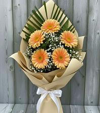 Букет цветов из:  Герберы #REPLACE_PRED# Жилино-2